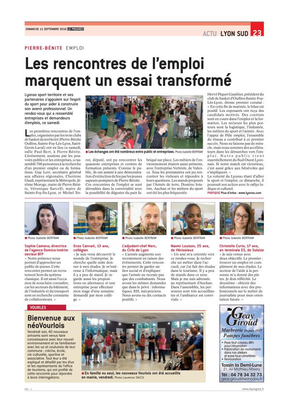 rencontre emploi lyon